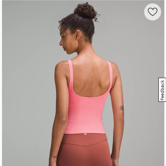 NWT Lululemon Ebb to Street crop tank 12 - Picture 2 of 4
